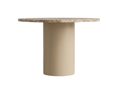 PTMD Collection Lunaro Beige dark marble salontafel marmer organisch klein hoog