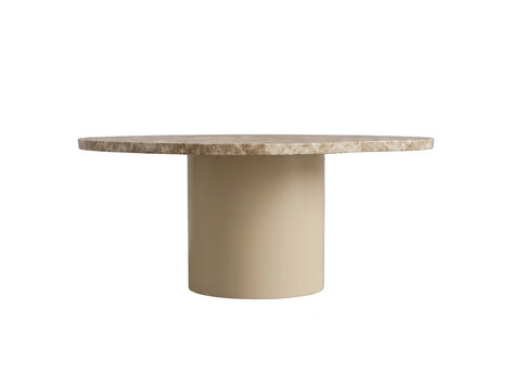 PTMD Collection Lunaro Beige dark marble salontafel marmer organisch groot laag