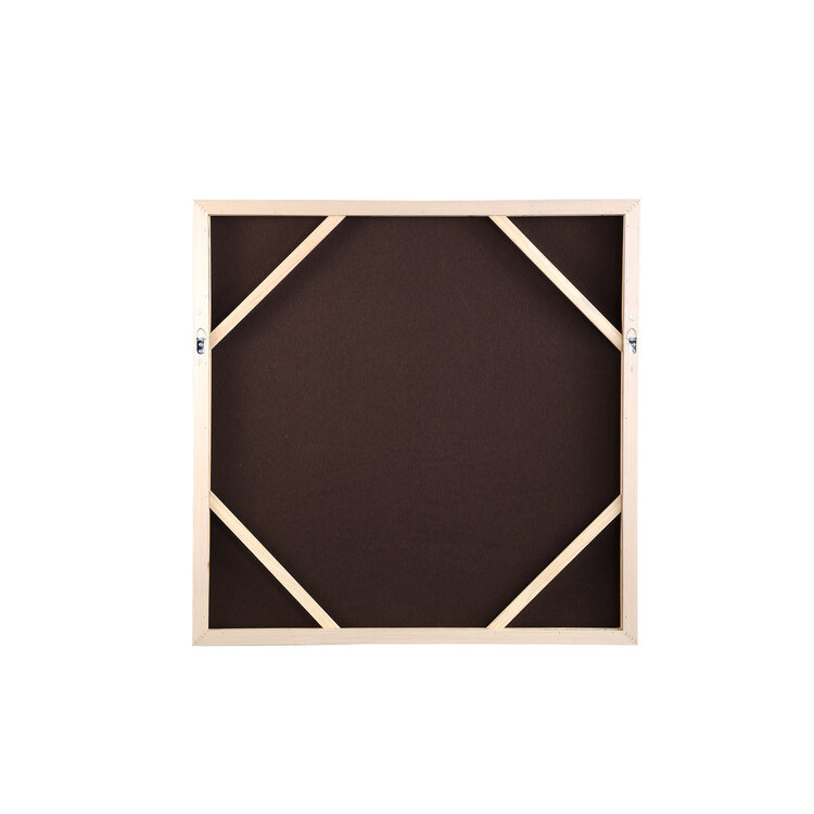 PTMD Collection Kirti Sand wandpaneel canvas textiel vierkant frame