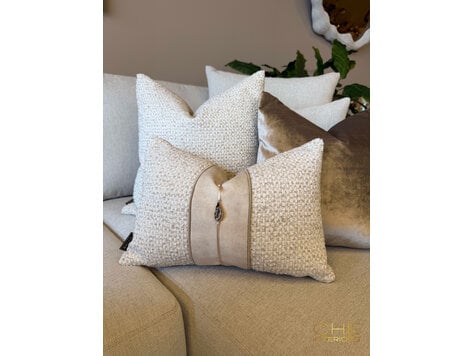Brons interieur Sierkussen Claire Stone 45x30 cm