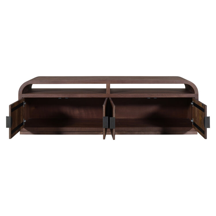 Richmond Interiors TV-meubel Baldwin Spice Brown Bruin Mangohout