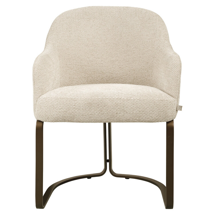 Richmond Interiors Eetkamerstoel Hadley natural boldweave fire retardant