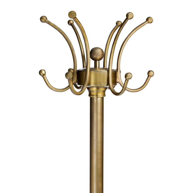 Richmond Interiors Kapstok Darwy brass antique aluminium