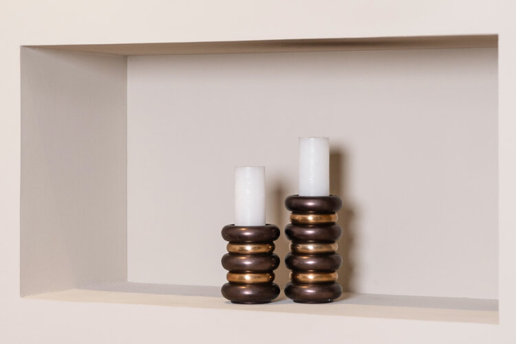 Richmond Interiors Kandelaar Eve bronze aluminium klein