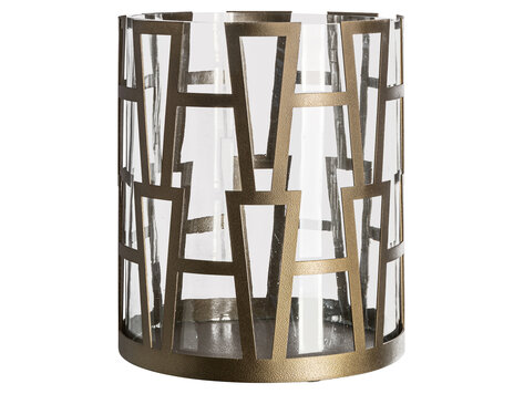 Richmond Interiors Windlicht Shandy brass antique groot