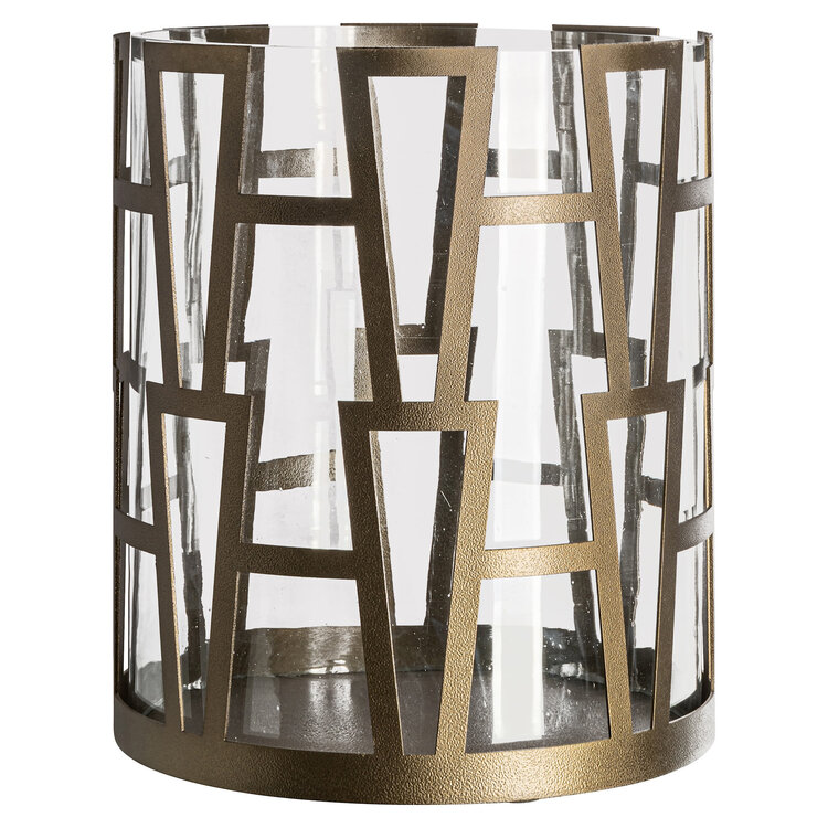 Richmond Interiors Windlicht Shandy brass antique groot
