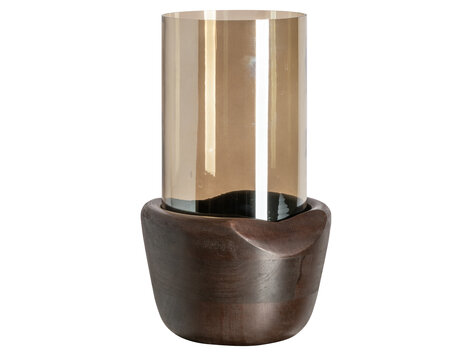 Richmond Interiors Windlicht Sloane walnut groot