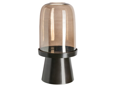 Richmond Interiors Windlicht Meave walnut groot