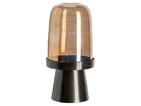 Richmond Interiors Windlicht Kate walnut klein
