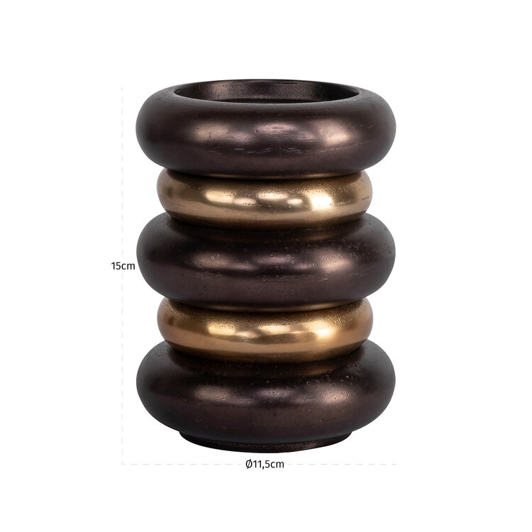 Richmond Interiors Kandelaar Eve bronze aluminium klein