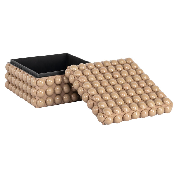 Richmond Interiors Opbergdoos Ash beige groot