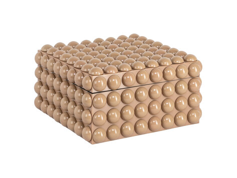 Richmond Interiors Opbergdoos Ash beige groot