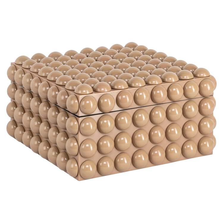 Richmond Interiors Opbergdoos Ash beige groot