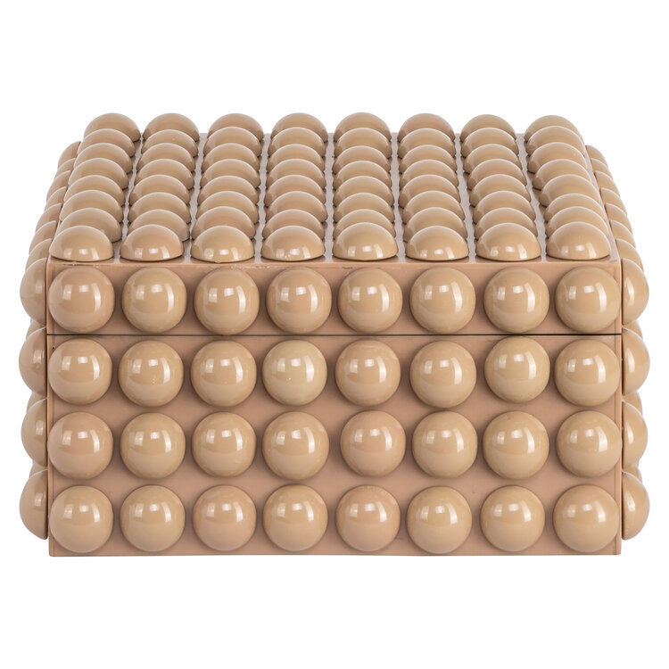 Richmond Interiors Opbergdoos Ash beige groot