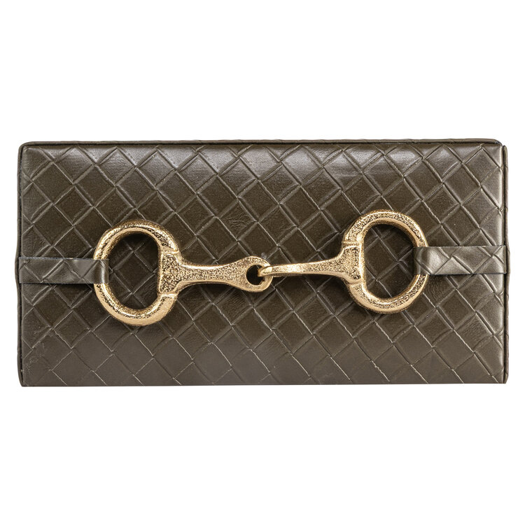 Richmond Interiors Opbergdoos Blade olive klein