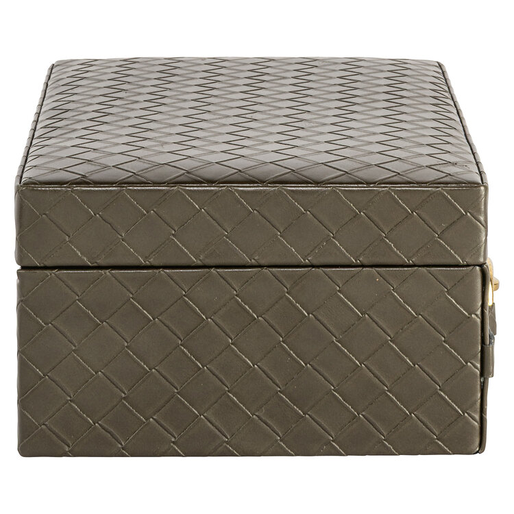 Richmond Interiors Opbergdoos Blade olive groot