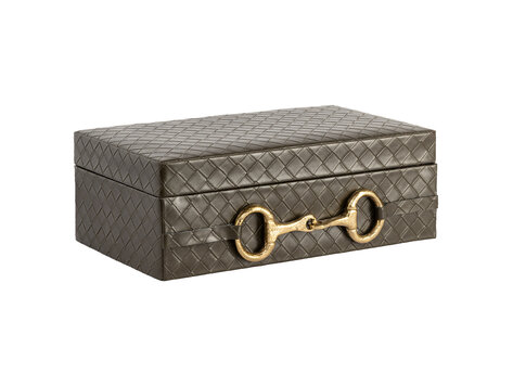Richmond Interiors Opbergdoos Blade olive groot