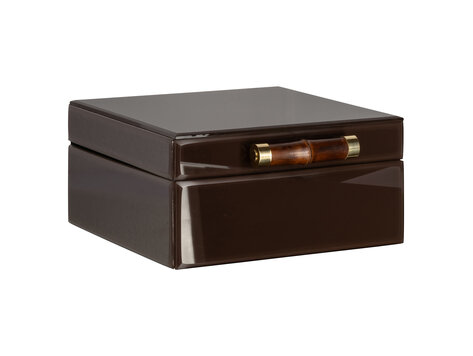 Richmond Interiors Opbergdoos Echo dark brown groot