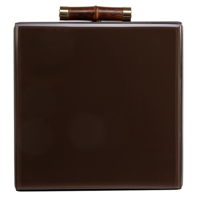 Richmond Interiors Opbergdoos Echo dark brown groot