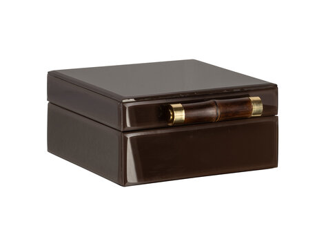 Richmond Interiors Opbergdoos Echo dark brown klein