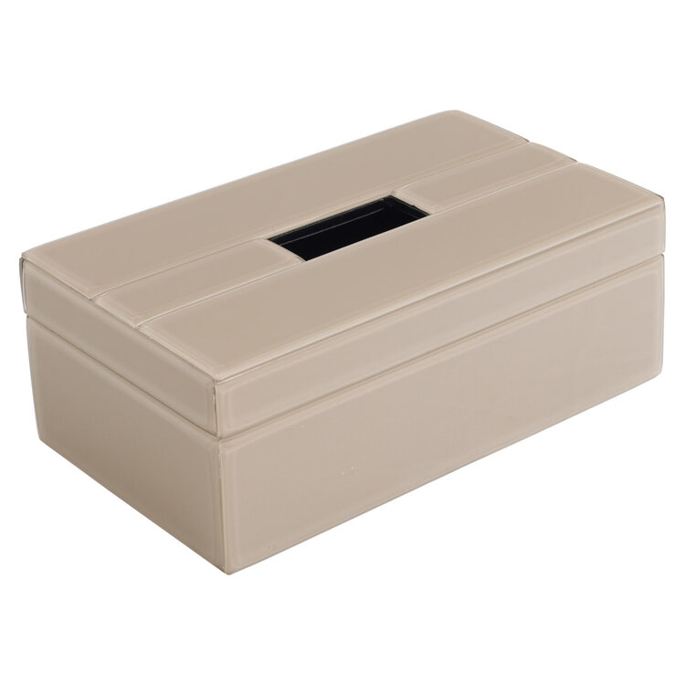 Richmond Interiors Tissuebox Viper taupe