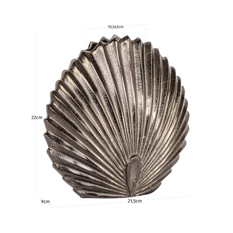 Richmond Interiors Vaas Mara brass antique klein