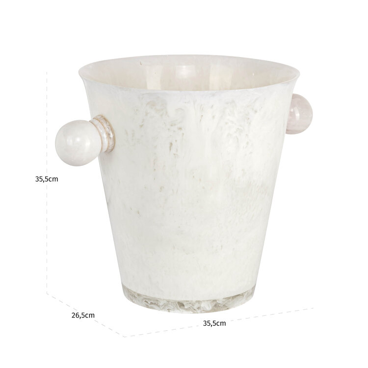 Richmond Interiors Champagnekoeler Veuve white