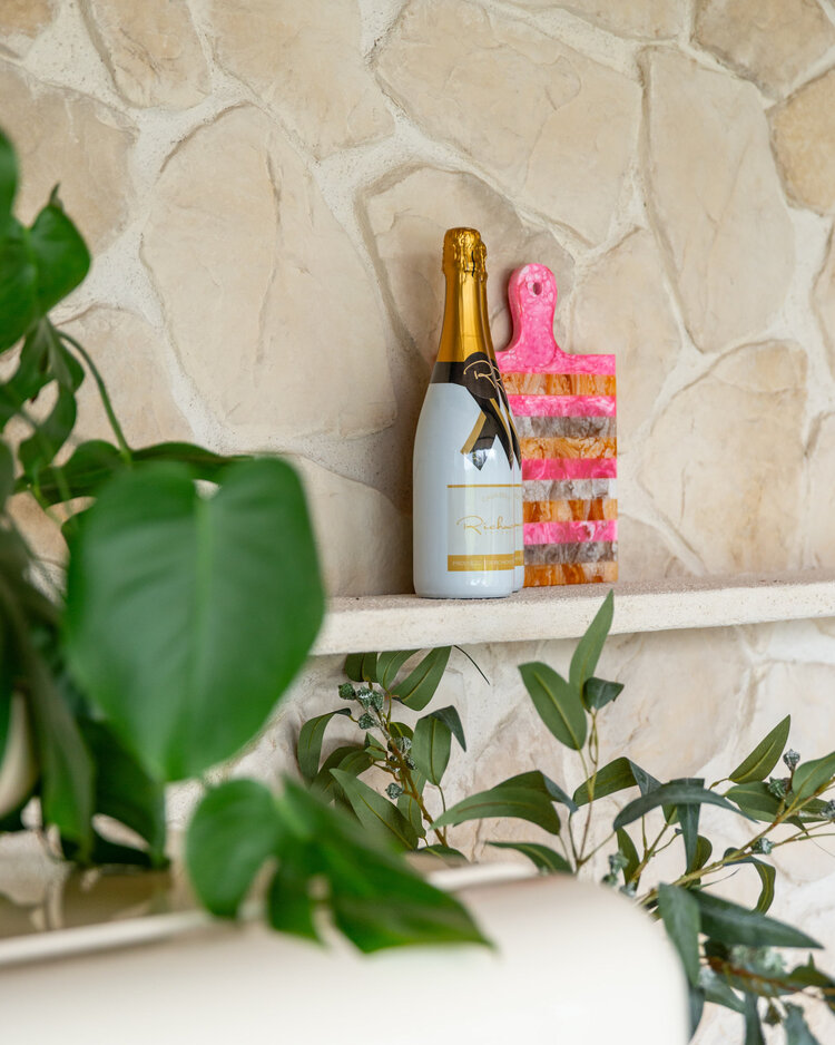 Richmond Interiors Dienblad Cindy Pink Orange klein
