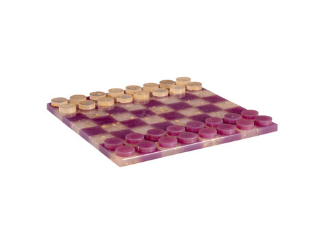 Richmond Interiors Decoratief damspel Violet purple