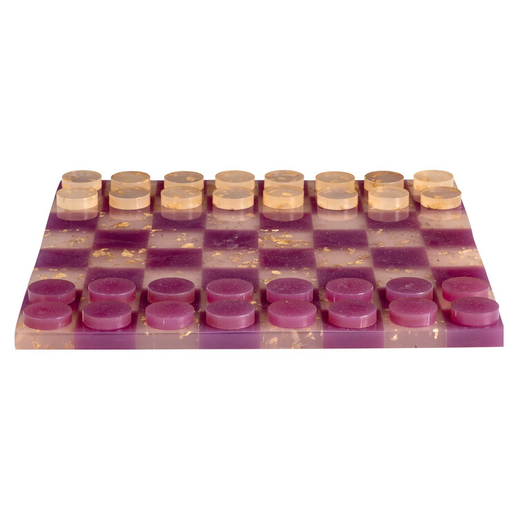 Richmond Interiors Decoratief damspel Violet purple