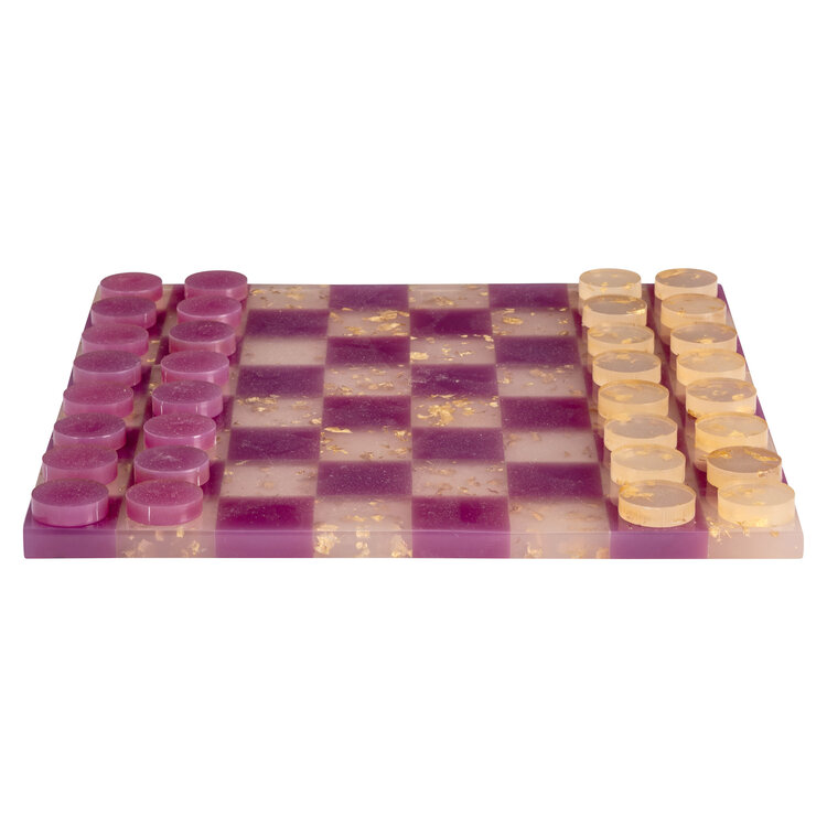 Richmond Interiors Decoratief damspel Violet purple