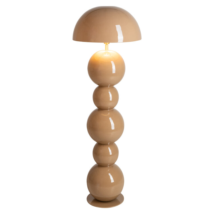 Richmond Interiors Vloerlamp Hasden mocha mousse