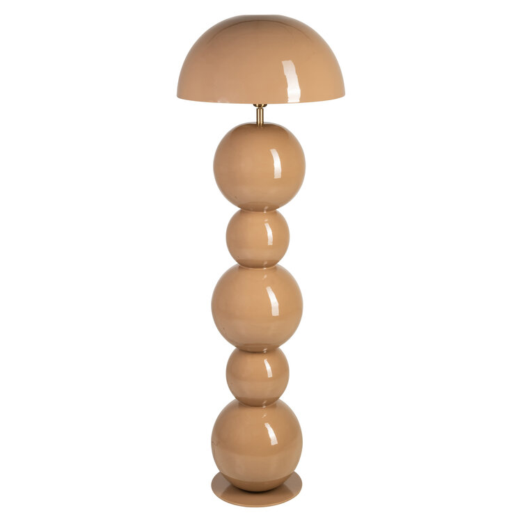 Richmond Interiors Vloerlamp Hasden mocha mousse