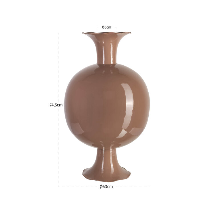 Richmond Interiors Vaas Mochi mocha mousse