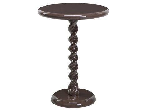 Richmond Interiors Bijzettafel Caspian Chestnut rond