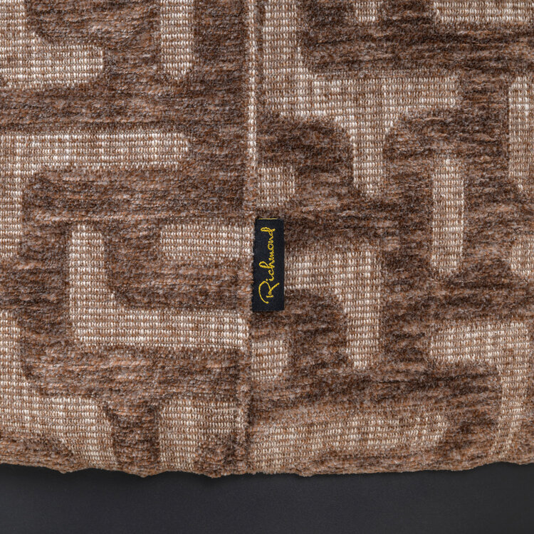 Richmond Interiors Loungestoel Fauteuil Franny Brown Labyrinth