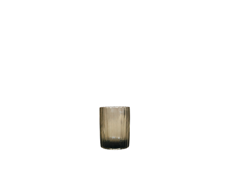 RAF Deluxe Theelichthouder Soren Smoke bruin glas
