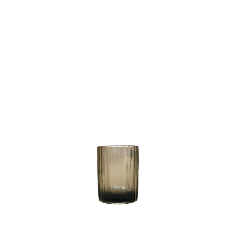 RAF Deluxe Theelichthouder Soren Smoke bruin glas