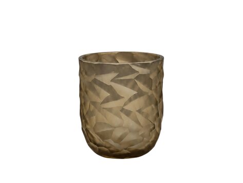 RAF Deluxe Theelichthouder Safir Smoke bruin glas - extra large