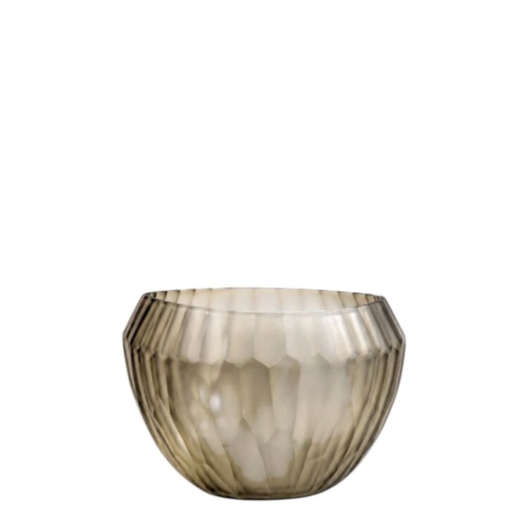 RAF Deluxe Theelichthouder Nala Smoke bruin glas - medium
