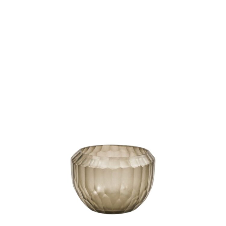 RAF Deluxe Theelichthouder Nala Smoke bruin glas - small