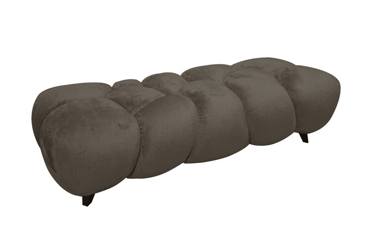 PTMD Collection Nubibus Bench Dark Taupe bankje