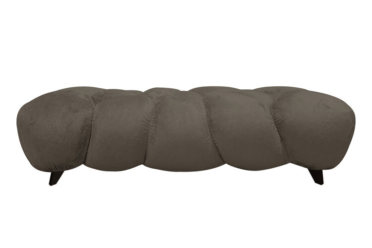 PTMD Collection Nubibus Bench Dark Taupe bankje