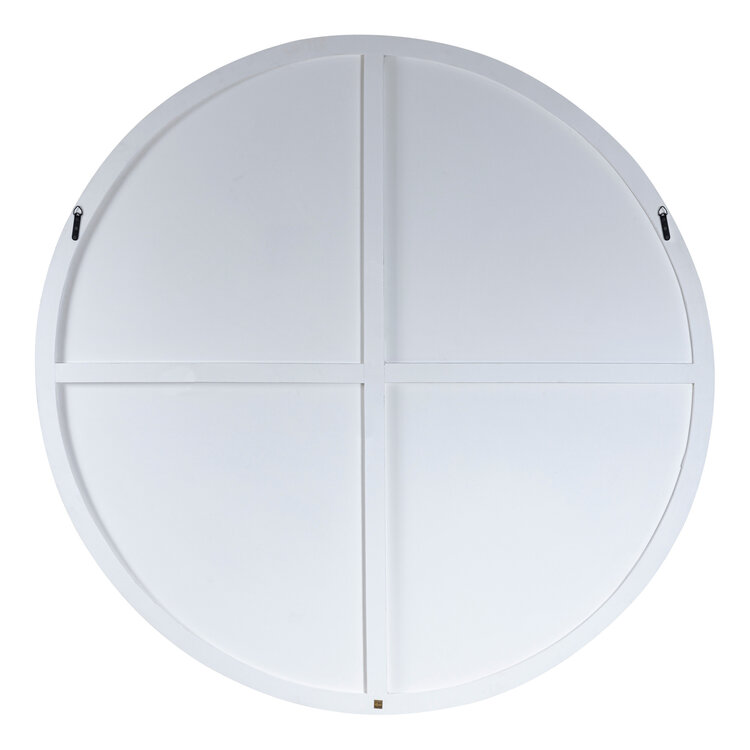 PTMD Collection Wiktor White MDF swirl carved wandpaneel rond Large
