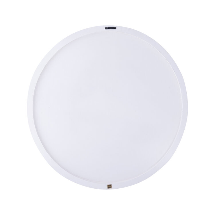 PTMD Collection Wiktor White MDF swirl carved wandpaneel rond Small