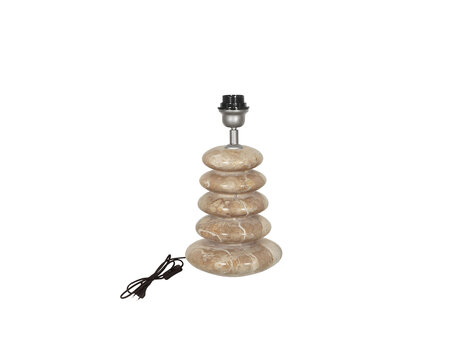 PTMD Collection Inisha Beige marble tafellamp marmer