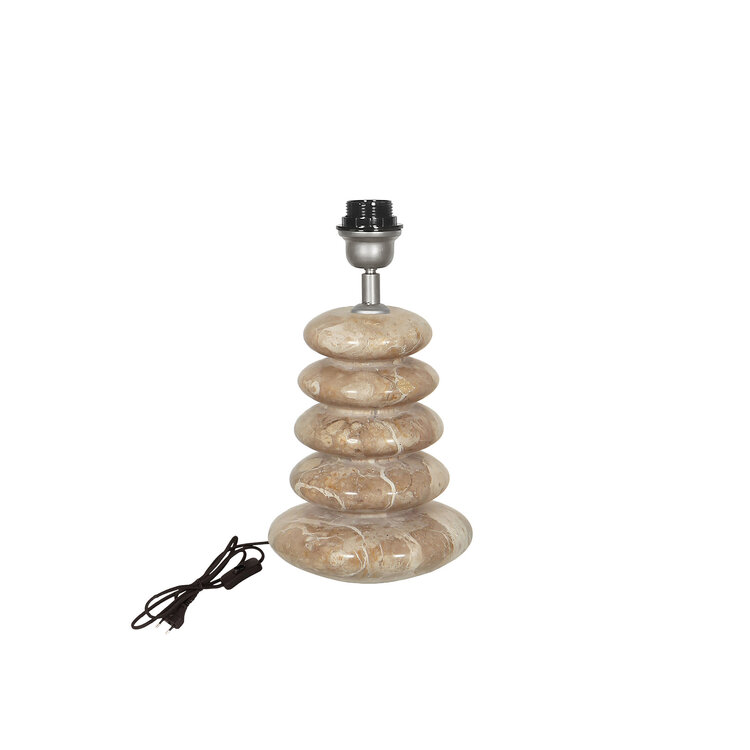 PTMD Collection Inisha Beige marble tafellamp marmer