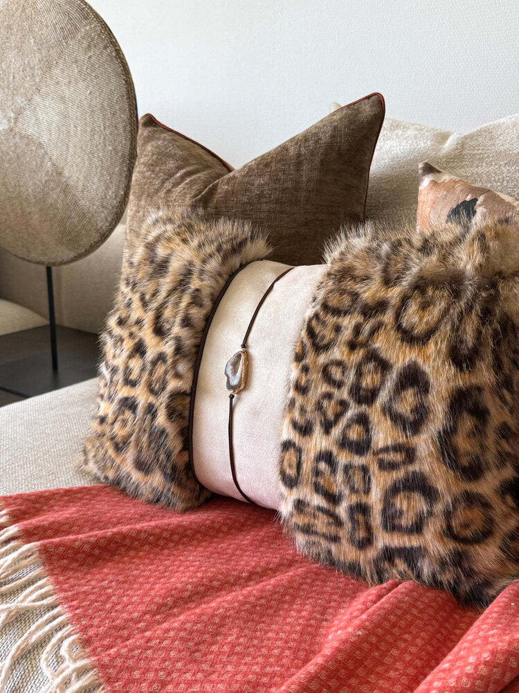 Brons interieur Sierkussen Patty stone 45x30 cm