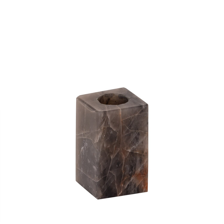 PTMD Collection Cheza Stone quartz kandelaar dineerkaars Medium
