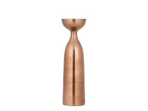 PTMD Collection Jette Bronze smooth aluminium kandelaar Large
